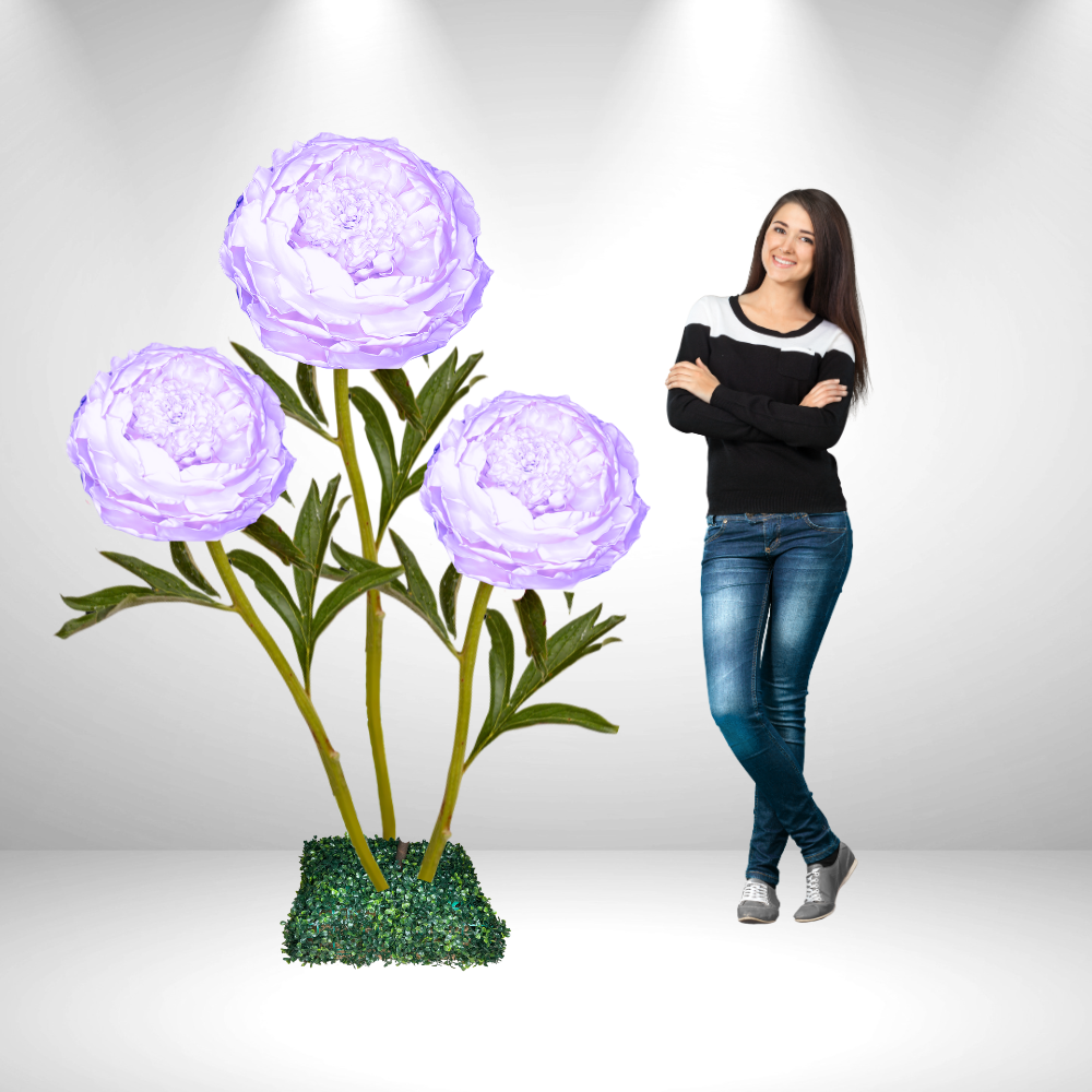 Rosa gigante de pie | Elegancia Atemporal para Eventos y Decoración" 