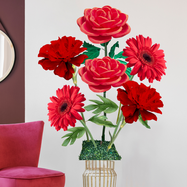 All Red Passion – Love and Romance Floral Arrangement