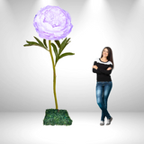 Rosa gigante de pie | Elegancia Atemporal para Eventos y Decoración" 