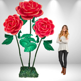 Rosa gigante de pie | Elegancia Atemporal para Eventos y Decoración" 