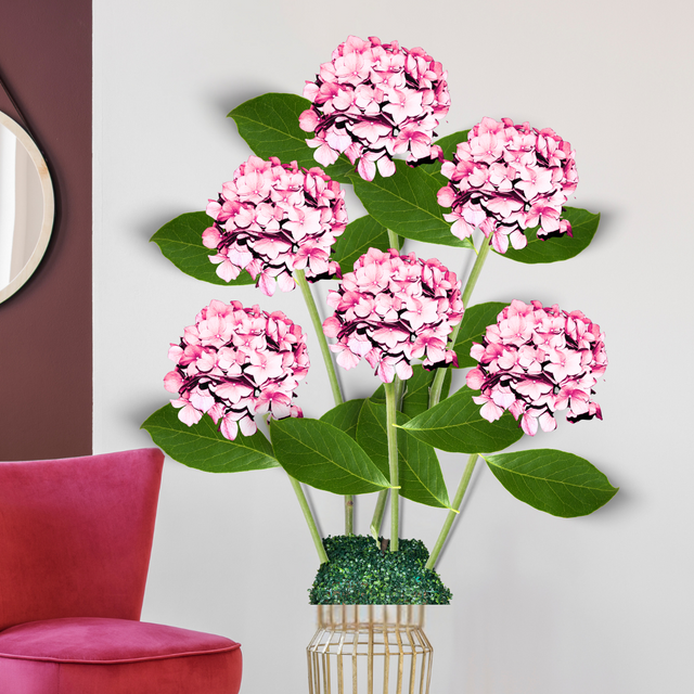 Handcrafted Giant Hydrangea Bouquet Flowers