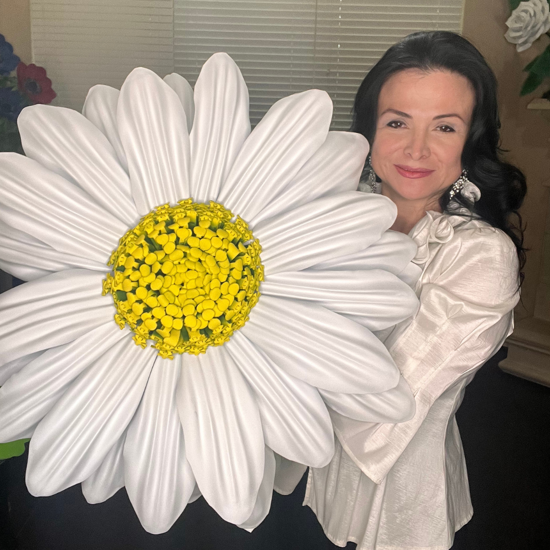 Giant Bouquet of Daisies Backdrop