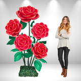 Rosa gigante de pie | Elegancia Atemporal para Eventos y Decoración" 