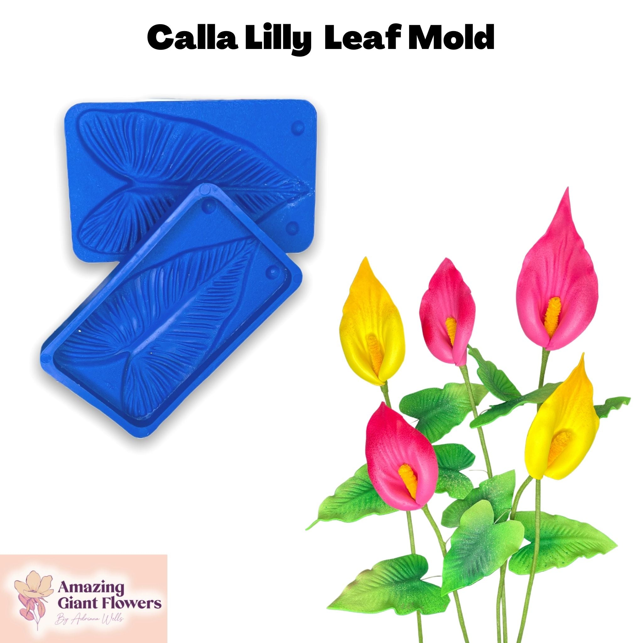 Alcatraz Flower Mold - Craft Elegant Calla Lily Blooms