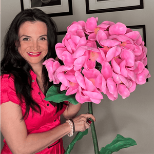 "Blossom Beyond Boundaries with the Hydrangea DIY Giant Flower Kit"