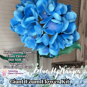 "Blossom Beyond Boundaries with the Hydrangea DIY Giant Flower Kit"