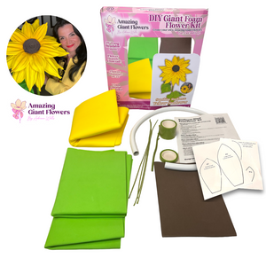 Brighten Your Space with the Giant Sunflower Kit | Vibrant & Customizable