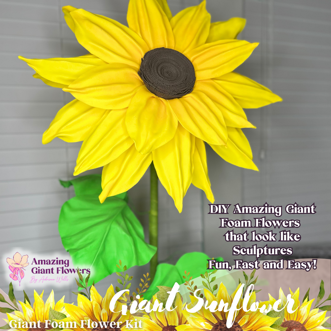 Brighten Your Space with the Giant Sunflower Kit | Vibrant & Customizable