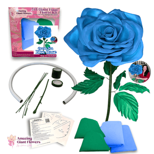 Craft Your Own Giant Floribunda Rose - DIY Kit for Stunning Art and Decor