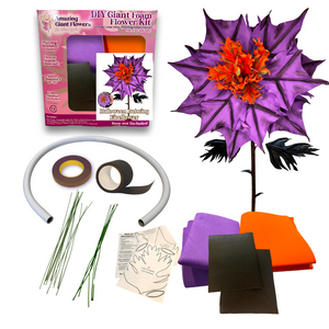 DIY Giant Halloween Batwing Fireflower Kit for Halloween Decor