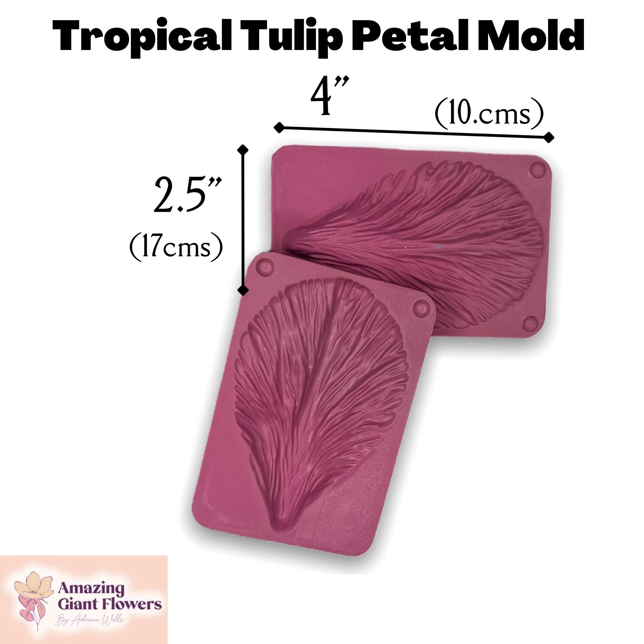 Exotic Tropical Flower Petal Mold - Craft Vibrant Florals