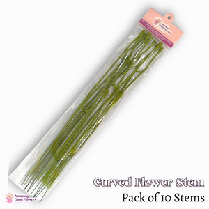 Floral Stems (10 Stem Pack)flower stems, floral wires, flower long stem, flower single stem, flower making wire, flower making supplies, artificial long stem flowers