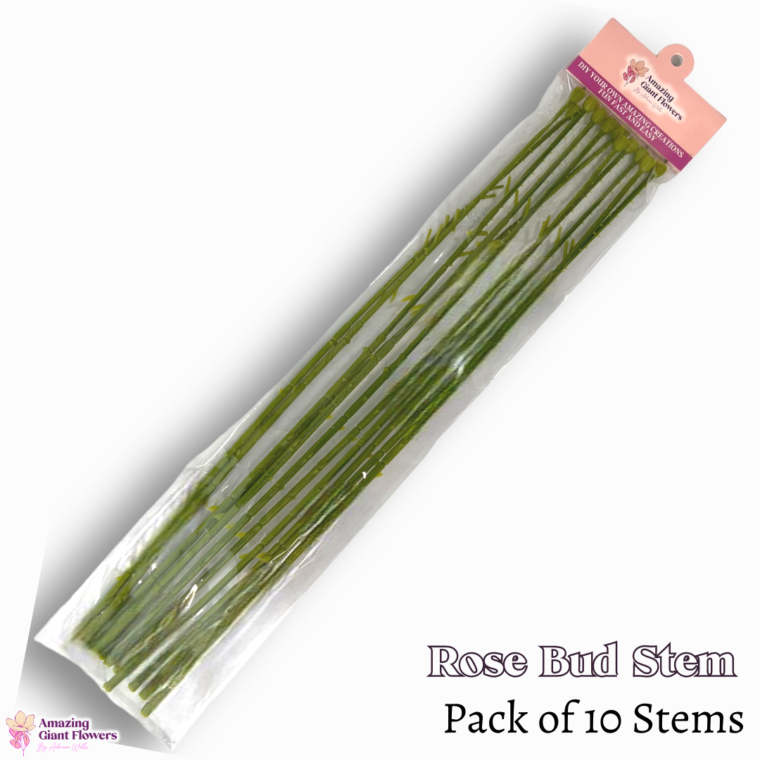 Floral Stems (10 Stem Pack)flower stems, floral wires, flower long stem, flower single stem, flower making wire, flower making supplies, artificial long stem flowers