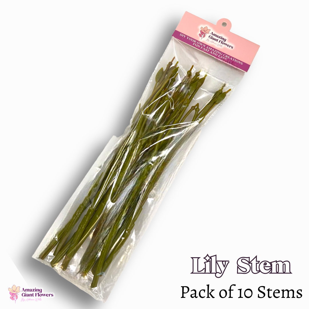 Floral Stems (10 Stem Pack)flower stems, floral wires, flower long stem, flower single stem, flower making wire, flower making supplies, artificial long stem flowers