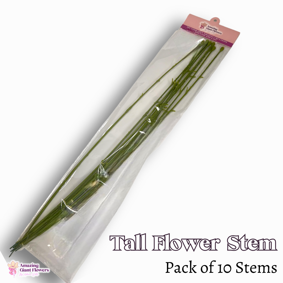 Floral Stems (10 Stem Pack)flower stems, floral wires, flower long stem, flower single stem, flower making wire, flower making supplies, artificial long stem flowers