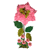 Giant Standing Christmas Poinsettia Flower