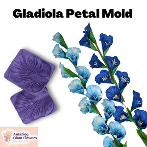 Gladiola Flower Mold - Craft Elegance