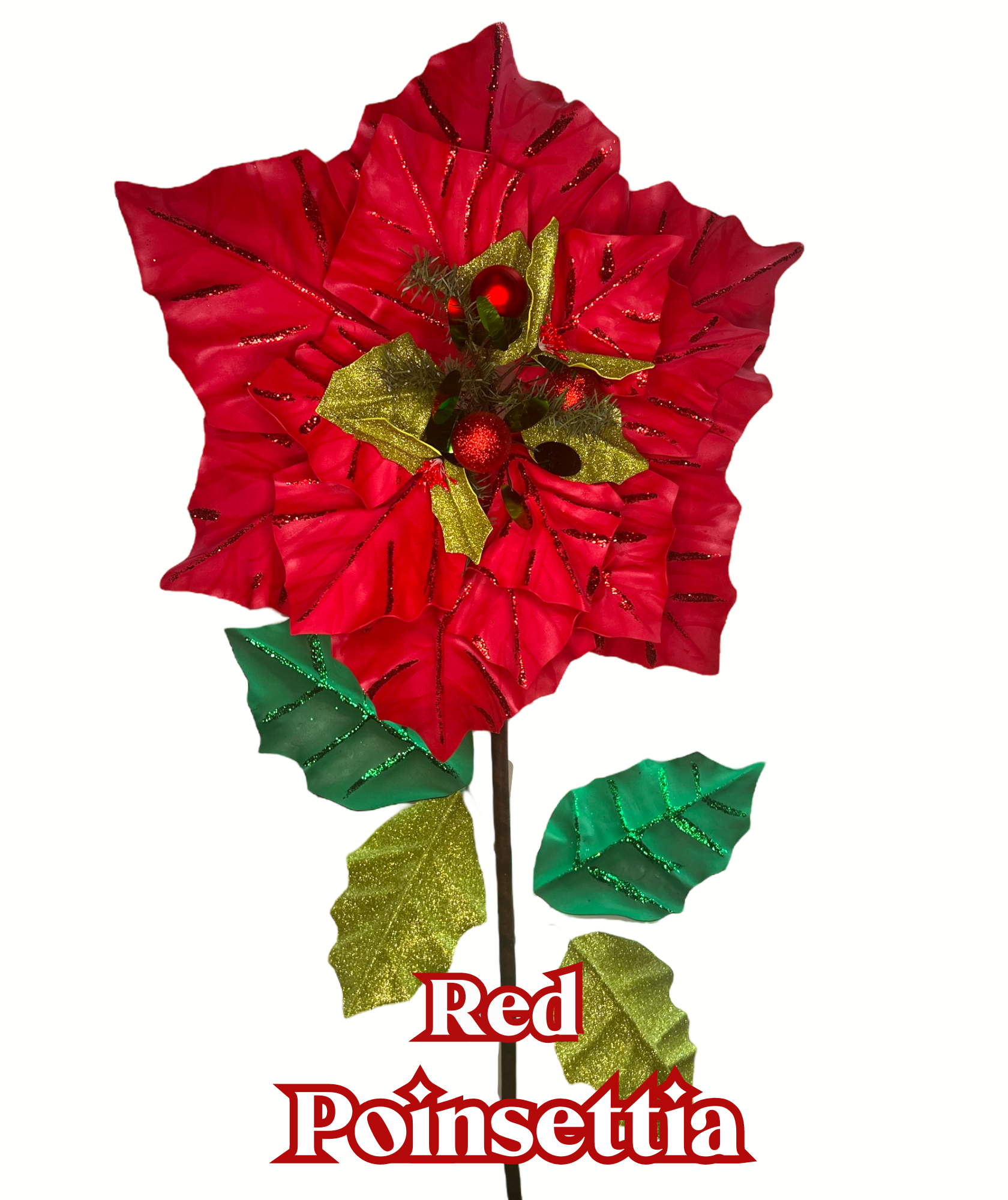 Greatest Holiday Decor -DIY Giant Christmas Poinsettia Flower Kit