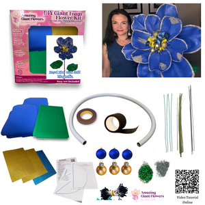 Holiday Decor-DIY Giant Christmas Magnolia Flower Kit