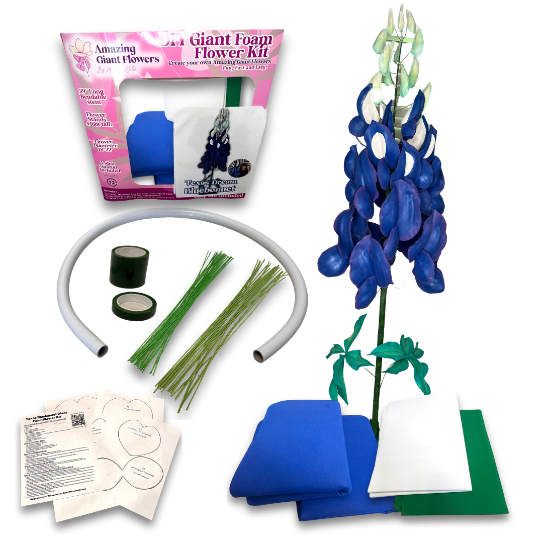 Lone Start State -DIY Giant Texas Bluebonnet Flower Festival Kit