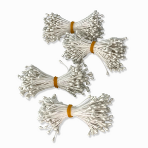 Luxurious Pearlized Floral Accents: 3mm Flower Stamens, flower pistils, flower buds