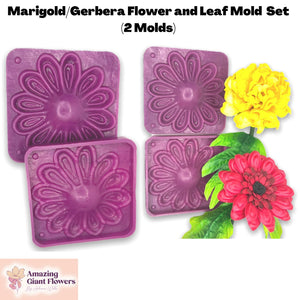 Marigold Gerbera Flower Mold - Craft Blooms with Ease