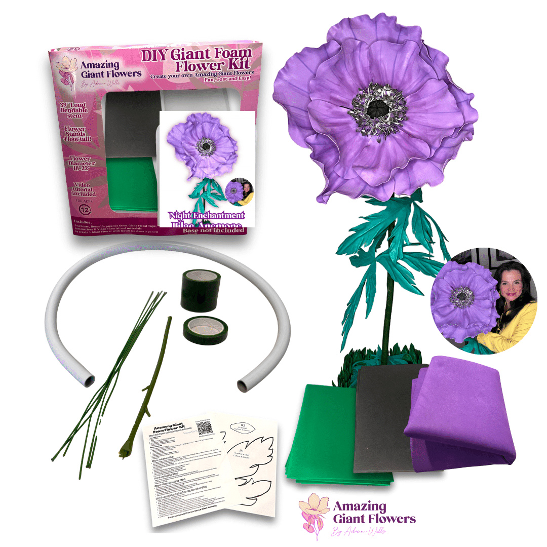 Tackle a new creative frontier with our art and craft DIY Giant Anemone Flower Kit