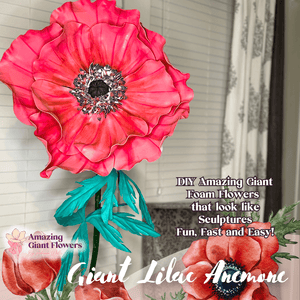 Tackle a new creative frontier with our art and craft DIY Giant Anemone Flower Kit