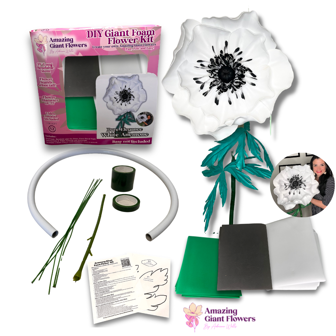 Tackle a new creative frontier with our art and craft DIY Giant Anemone Flower Kit