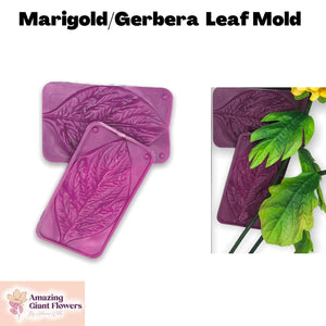 Vibrant Gerbera Daisy Leaf Mold - Craft Floral Diversity