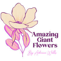 Amazing Giant Flowers by Adriana Wells