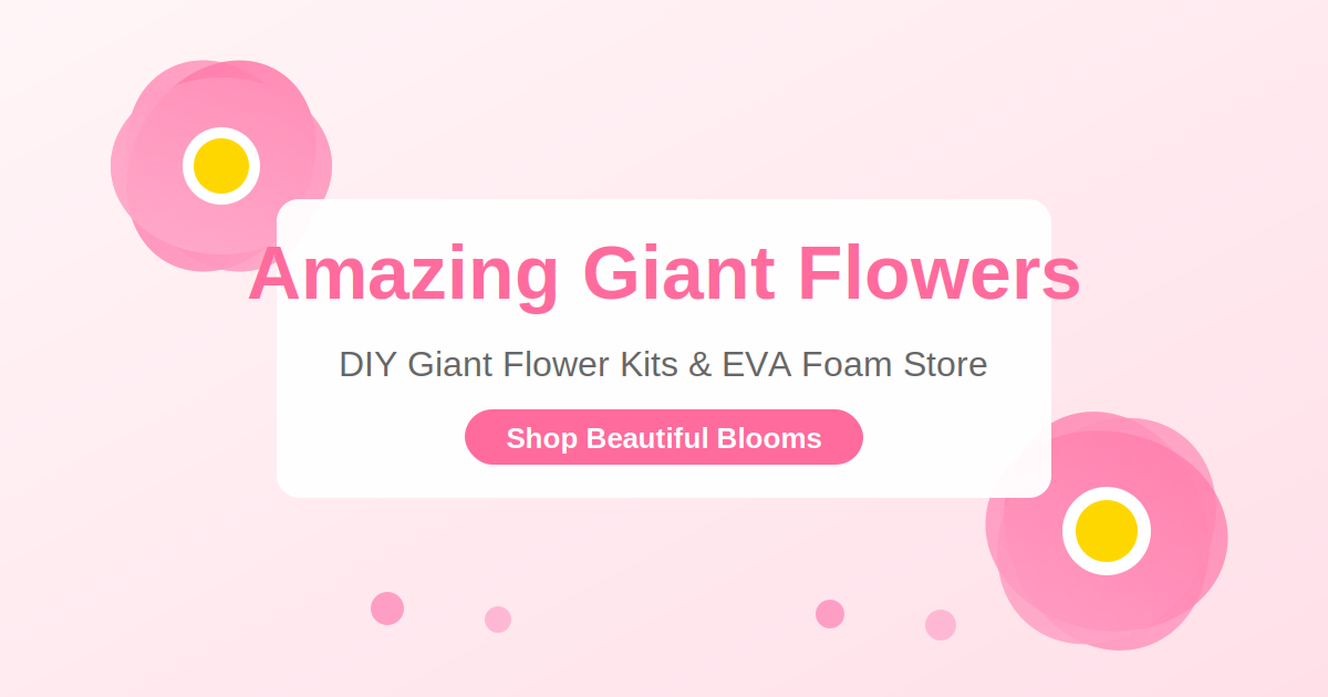 Garden Rose giant foam flower tutorial