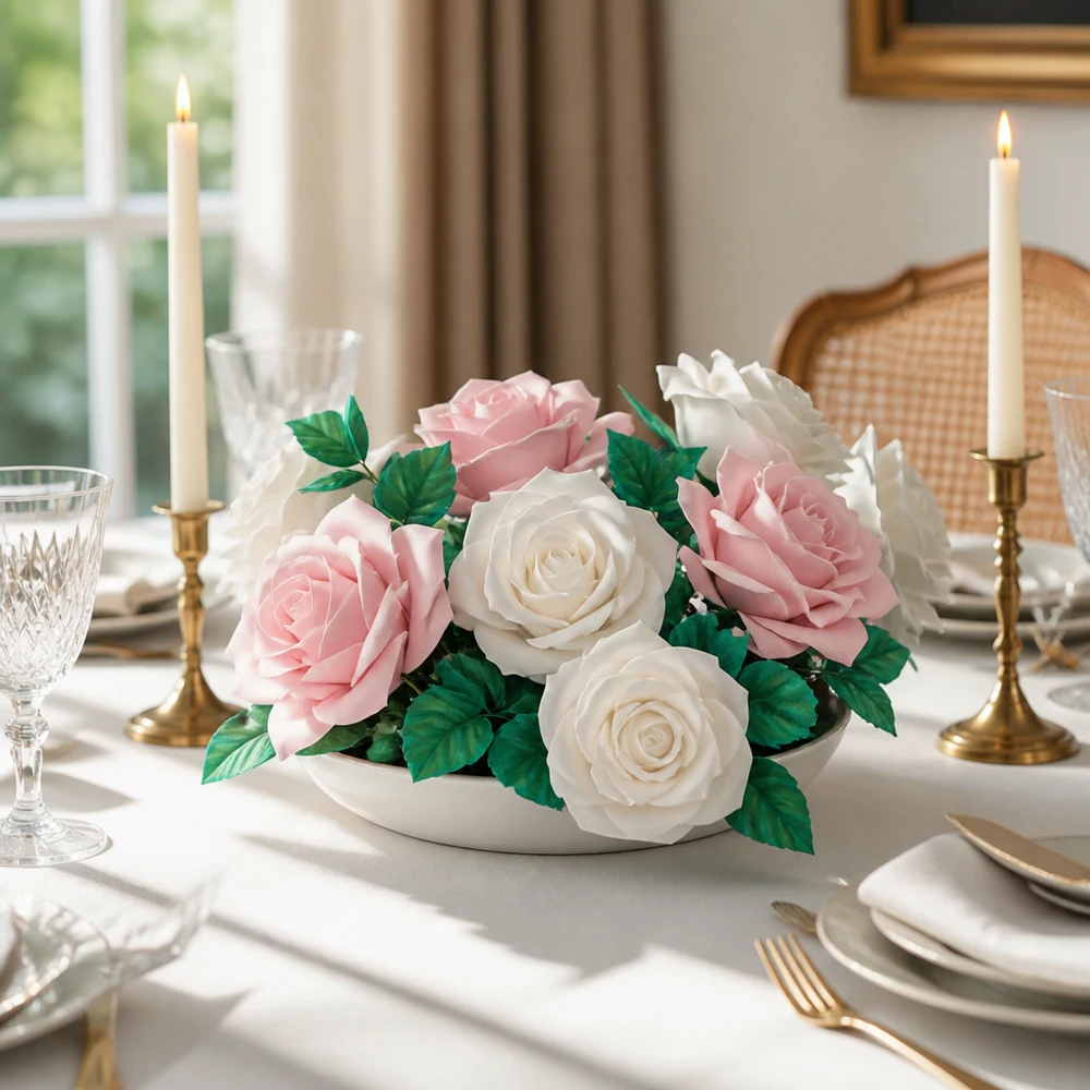 Real-touch foam rose styling idea 3