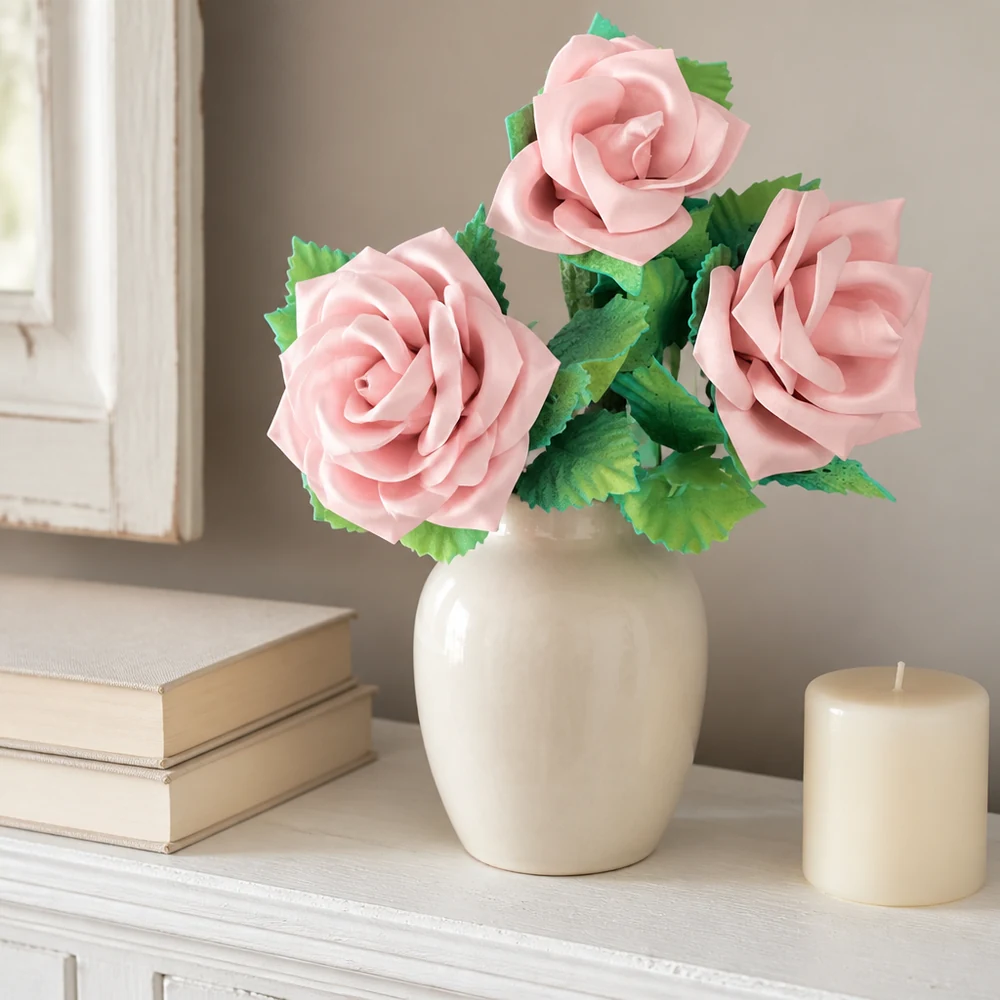 Real-touch foam rose styling idea 5